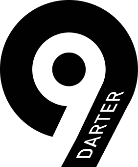 9 Darter Logo Black